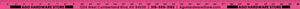 5/32" Fluorescent Enameled Yardsticks - Fluorescent Pink