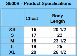 Gildan Youth Heavy Cotton™ T-Shirt - Specs