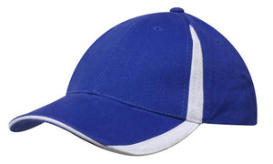 6 Panel BHC Cap with Inserts On Peak & Crown - Custom Embroidered -