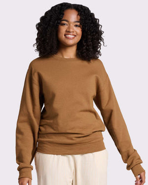 JERZEES Adult NuBlend® Fleece Crew - Golden Pecan