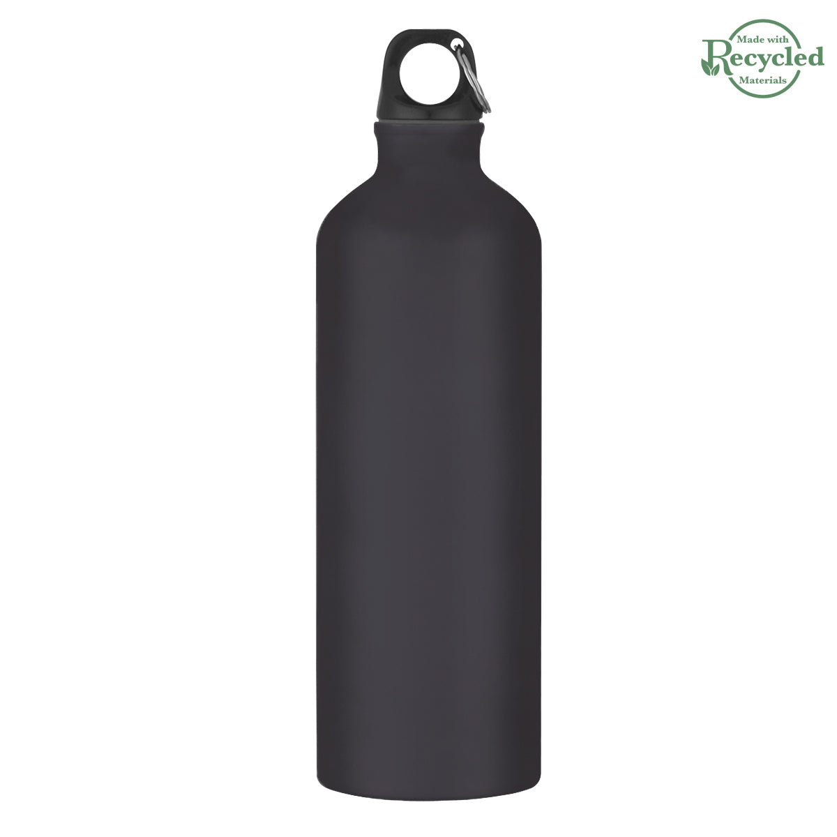 25 Oz. Aluminum Tundra  Bike Bottle - Black