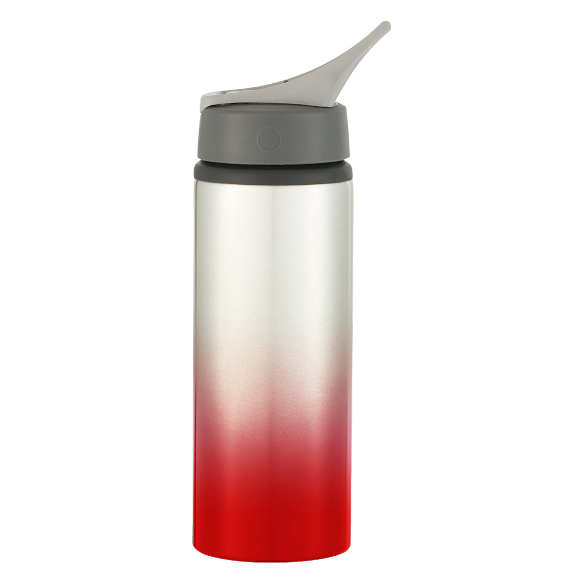 25 Oz. Aluminum Ozona Tumbler - Silver With Red