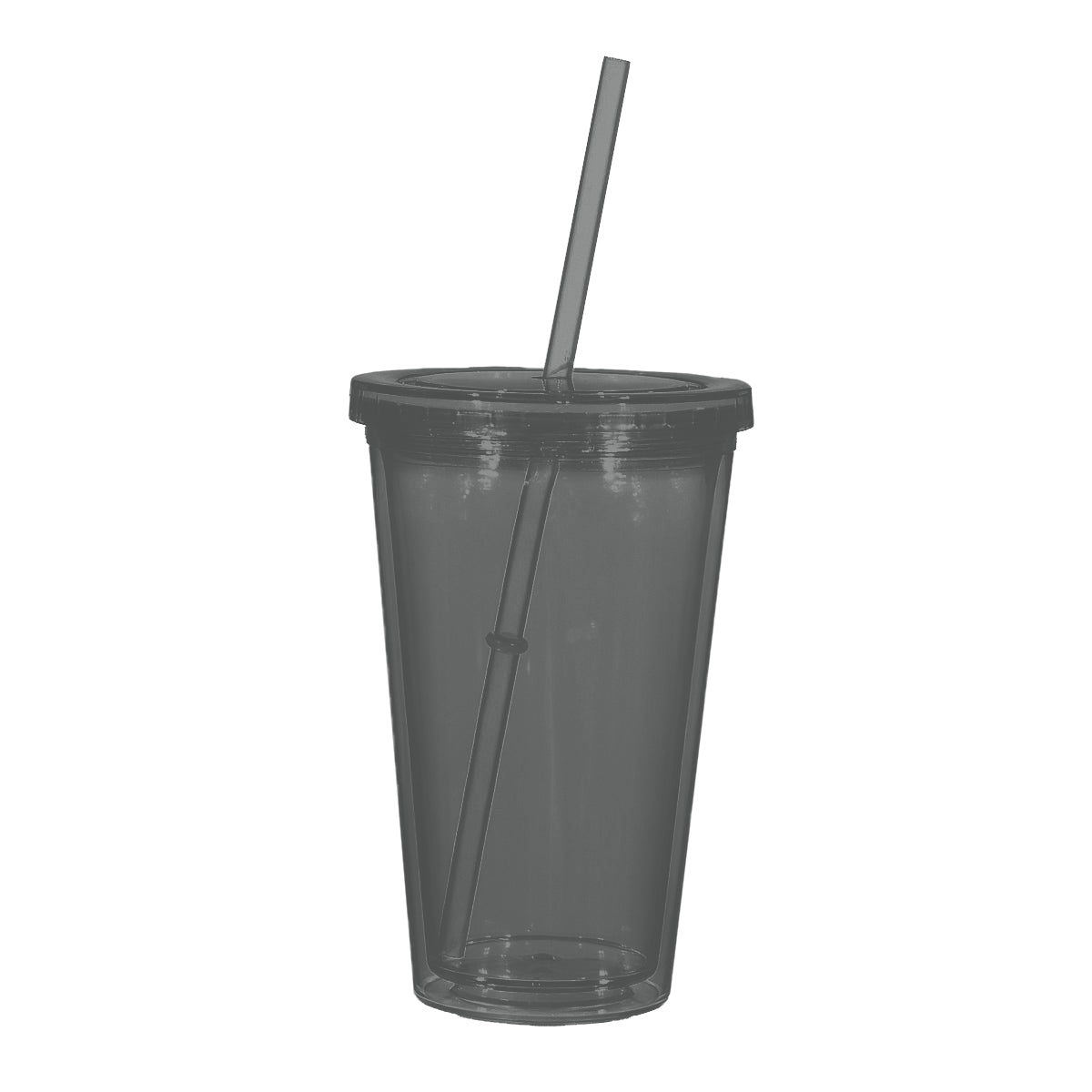 16 Oz. Newport Acrylic Tumbler - Translucent Charcoal