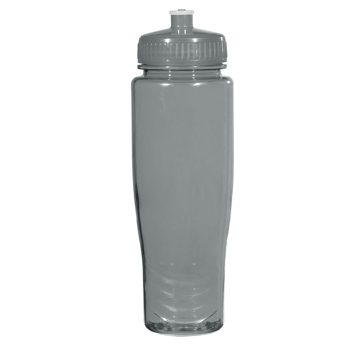28 Oz. Poly-Clean™ Plastic Bottle - Translucent Charcoal