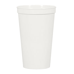 22 Oz. Big Game Stadium Cup - White