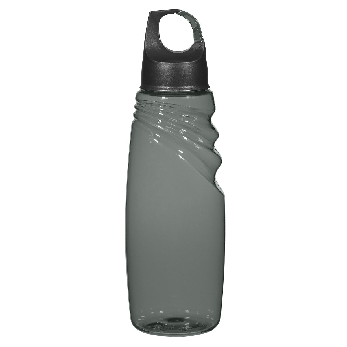 24 Oz. Crest Carabiner Sports Bottle - Charcoal