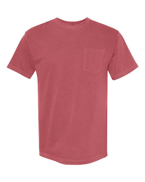 Comfort Colors ® Adult Heavyweight RS Pocket T-Shirt - Crimson