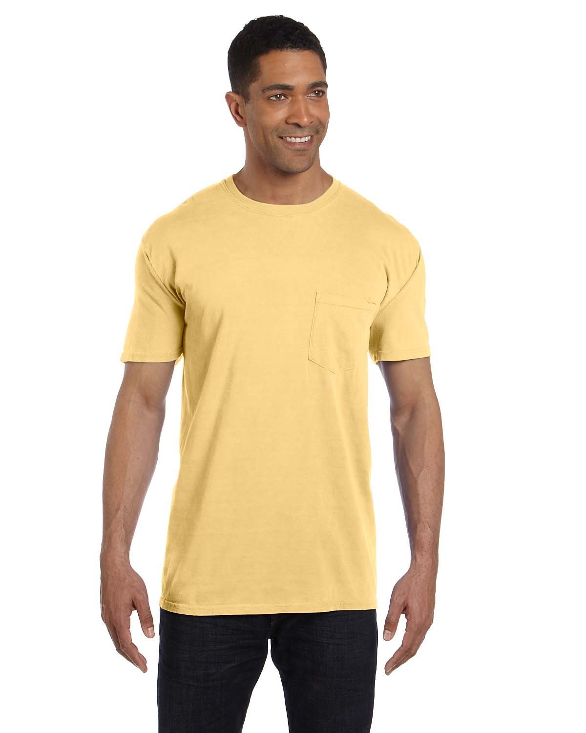 Comfort Colors® Adult Heavyweight RS Pocket T-Shirt - Butter