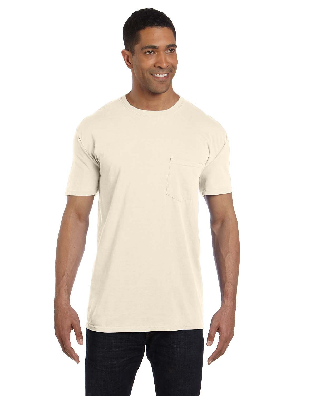Comfort Colors® Adult Heavyweight RS Pocket T-Shirt - Ivory