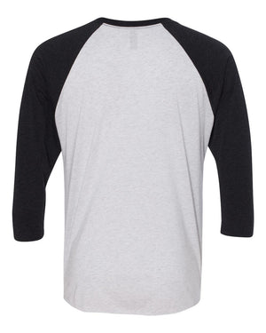 Next Level Unisex Triblend Three-Quarter Sleeve Raglan