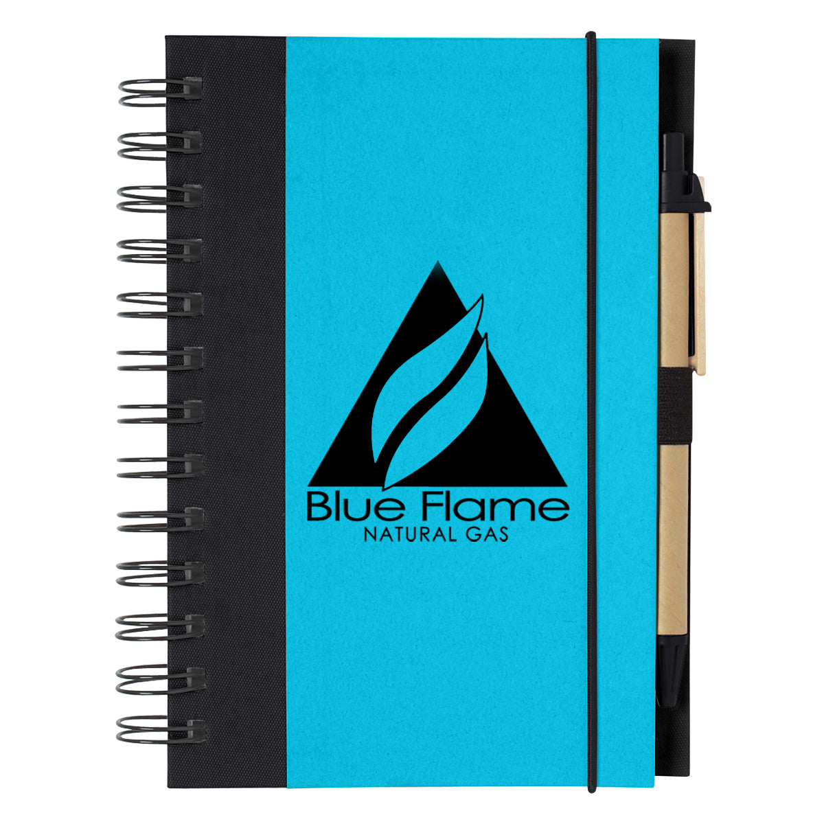 ECO-INSPIRED SPIRAL NOTEBOOK & PEN