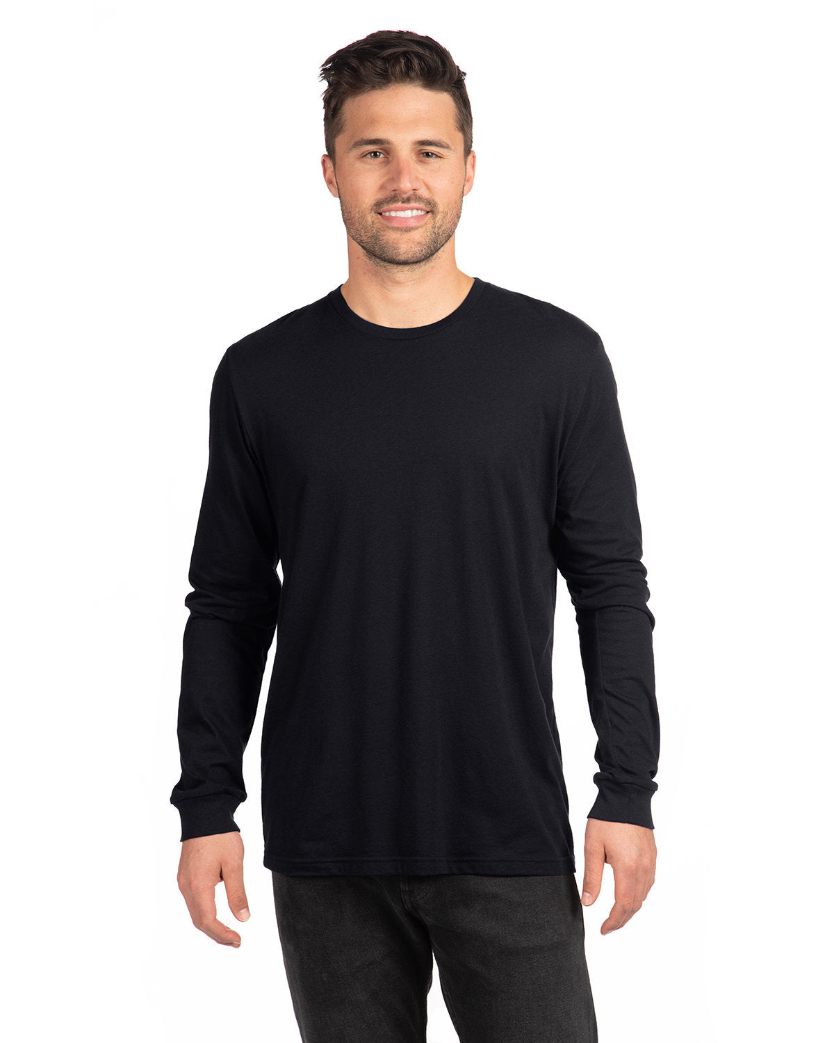 Next Level Apparel Unisex CVC Long-Sleeve T-Shirt - Black