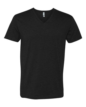 Next Level Men's CVC V-Neck T-Shirt - Black