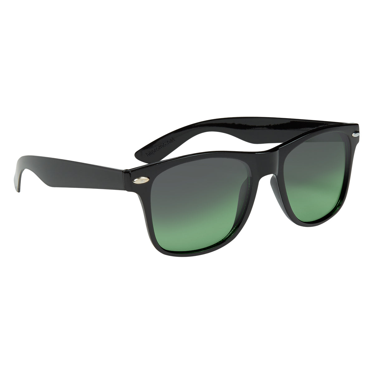 Ocean Gradient Malibu Sunglasses - Black With Green