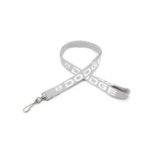 Silkscreen Tubular Lanyard SSTUB58 - Light Grey