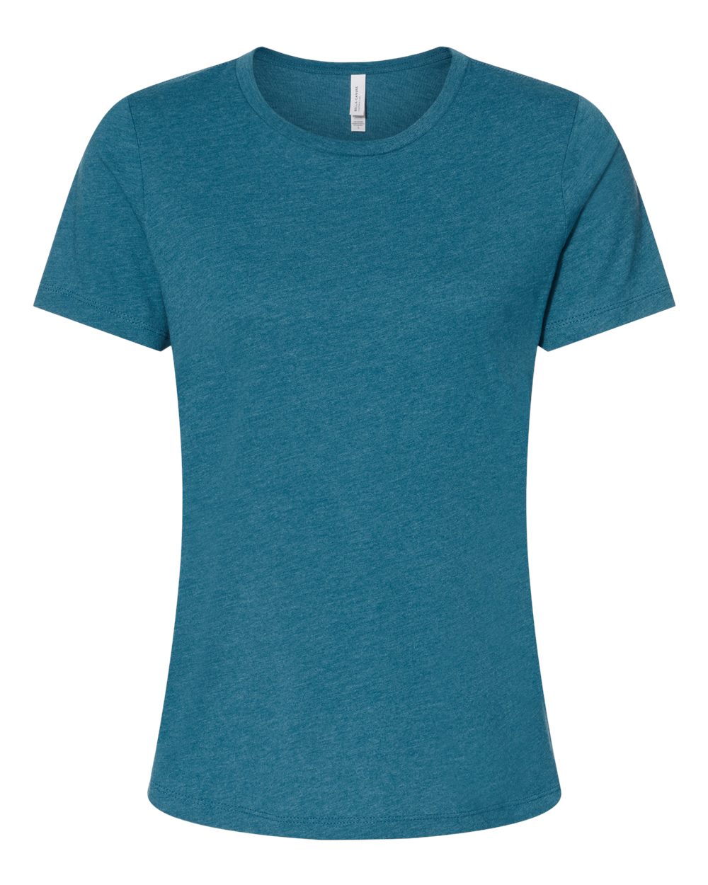 BELLA + CANVAS Ladies' Relaxed Heather CVC Short-Sleeve T-Shirt - Heather Deep Teal