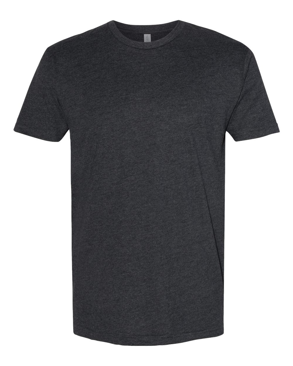 Next Level Men's Sueded Crew - Heather Charcoal
