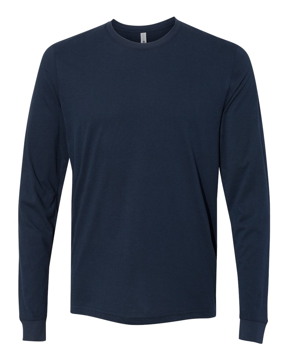 Next Level Unisex Sueded Long-Sleeve Crew - Midnight Navy