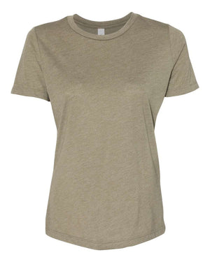 BELLA + CANVAS Ladies' Relaxed Triblend T-Shirt - Olive Triblend