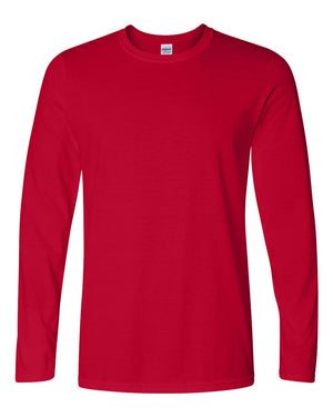 Gildan Adult Softstyle® Long-Sleeve T-Shirt - Cherry Red