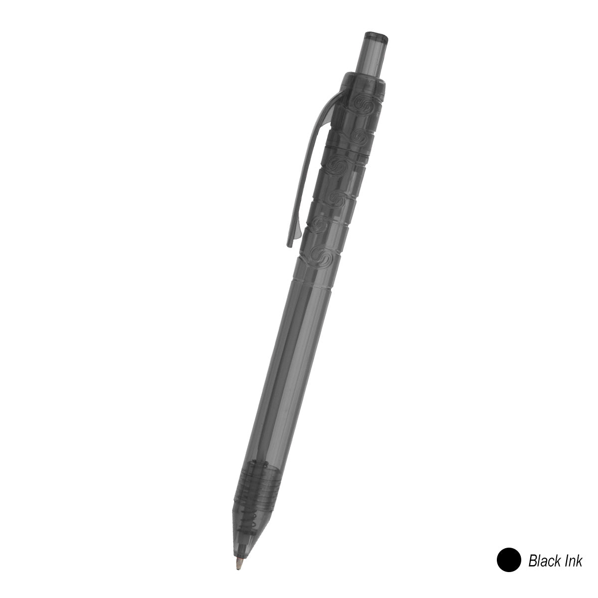Oasis Bottle-Inspired Pen - Trans Black With Black