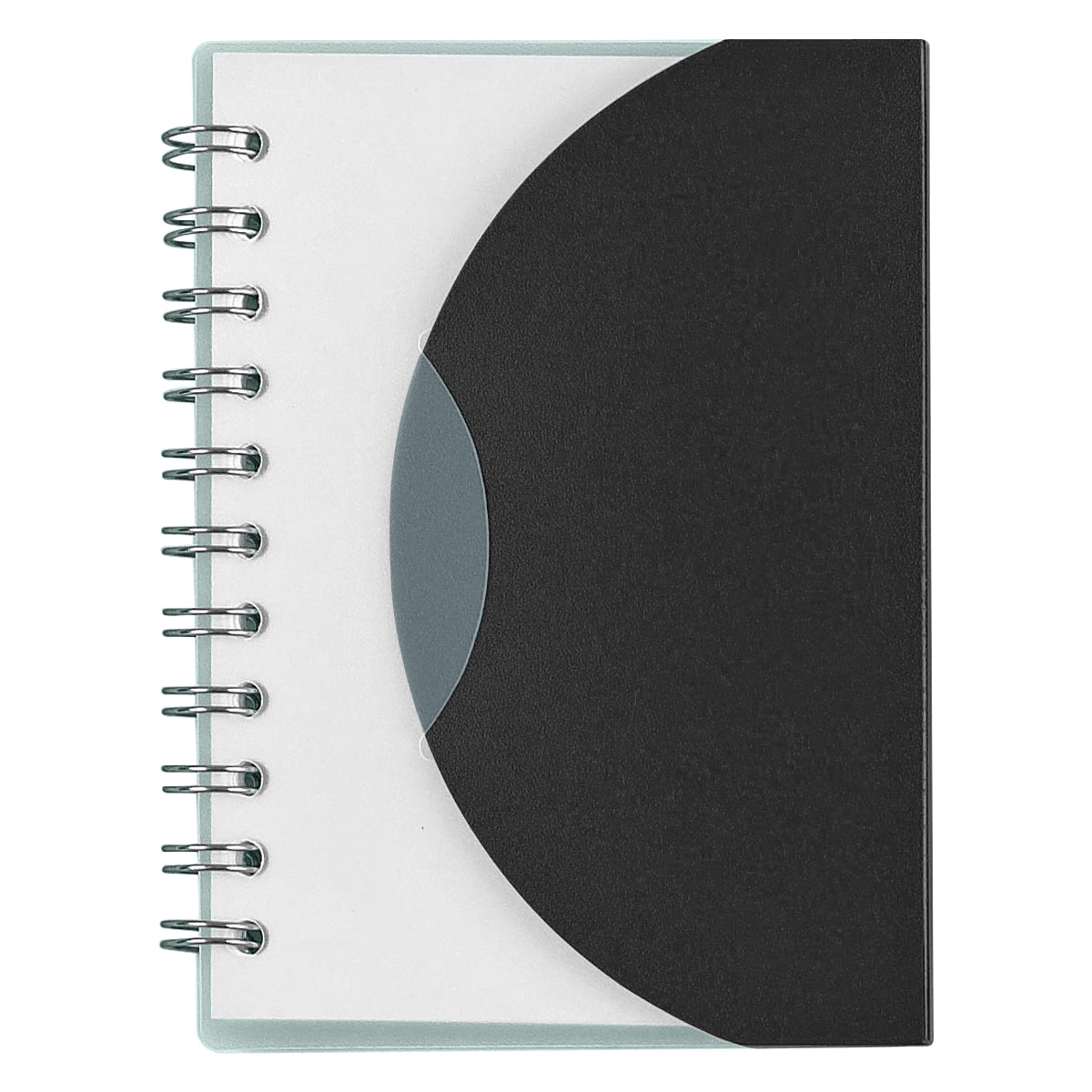 3" x 4" Mini Spiral Notebook - Frost Blk