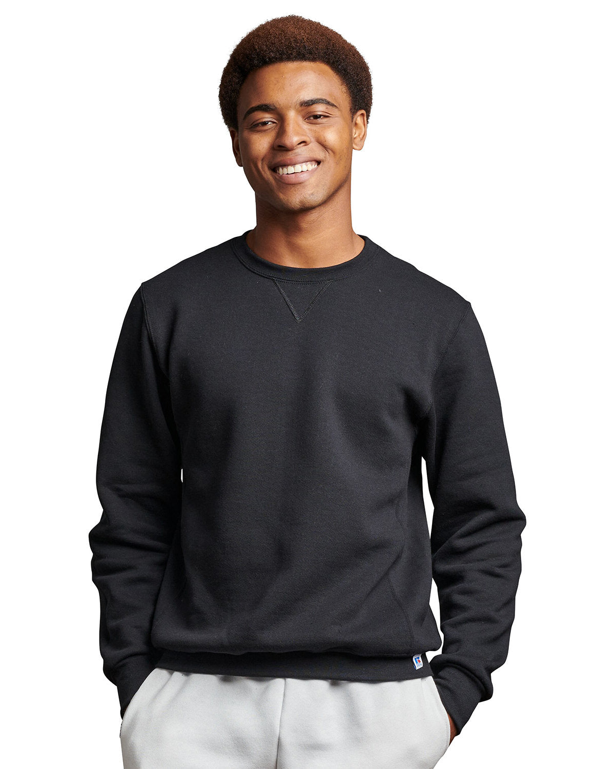Russell Athletic Unisex Dri-Power® Crewneck Sweatshirt - Black