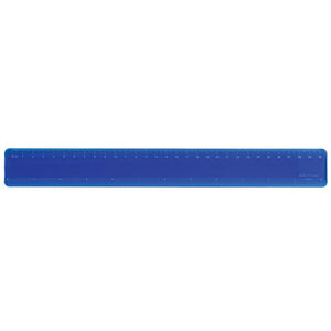 Standard 12 inch Ruler - Translucent Blue