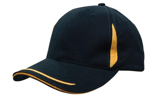 6 Panel BHC Cap Crown Insert & Sandwich - Custom Embroidered -