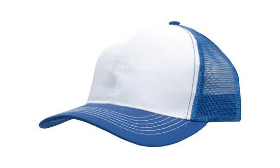 6 Panel Mesh Back Cap Breathable P-Twill - Custom Embroidered - HP3819 -