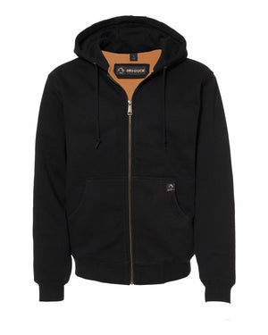 DRI DUCK Men's Crossfire Heavyweight Power Fleece Hooded Jacket with Thermal Lining - Black
