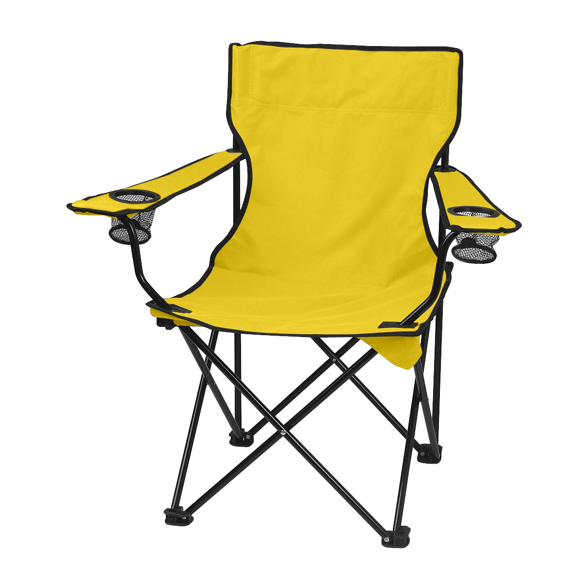 Folding Chair with Carrying Bag - Yellow