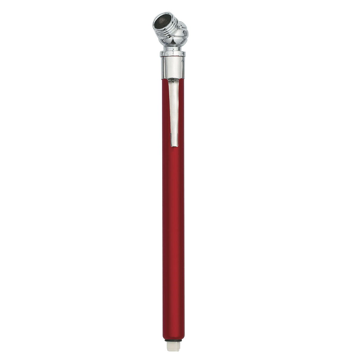 Tire Gauge With Clip - Metallic Red
