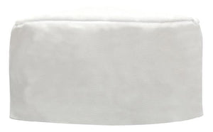 Poly-Cotton Chef's Cap - Custom Embroidered - White