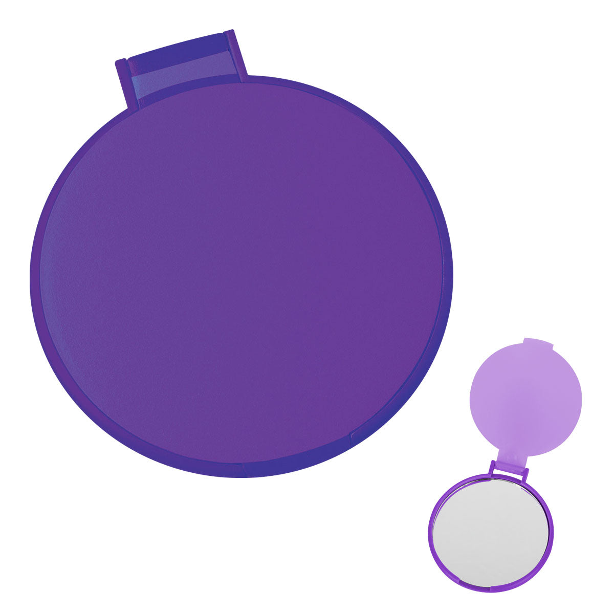 Round Mirror - Translucent Purple