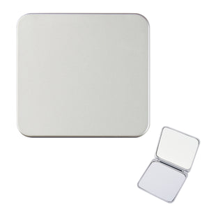 Compact Mirror With Dual Magnification - Silver