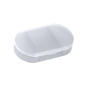 Oval Shape Pill Holder - Frost Clear