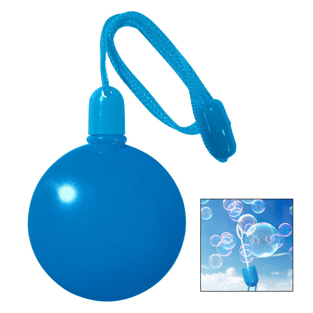 1.33 Oz. Round Bubble Dispenser - Blue