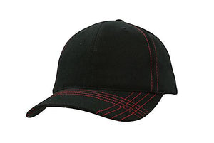 6 Onl BHC Cap with Contrast Stitching - Custom Embroidered -