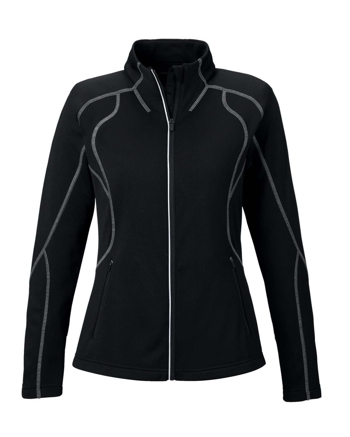 North End Ladies' Gravity Performance Fleece Jacket - Black