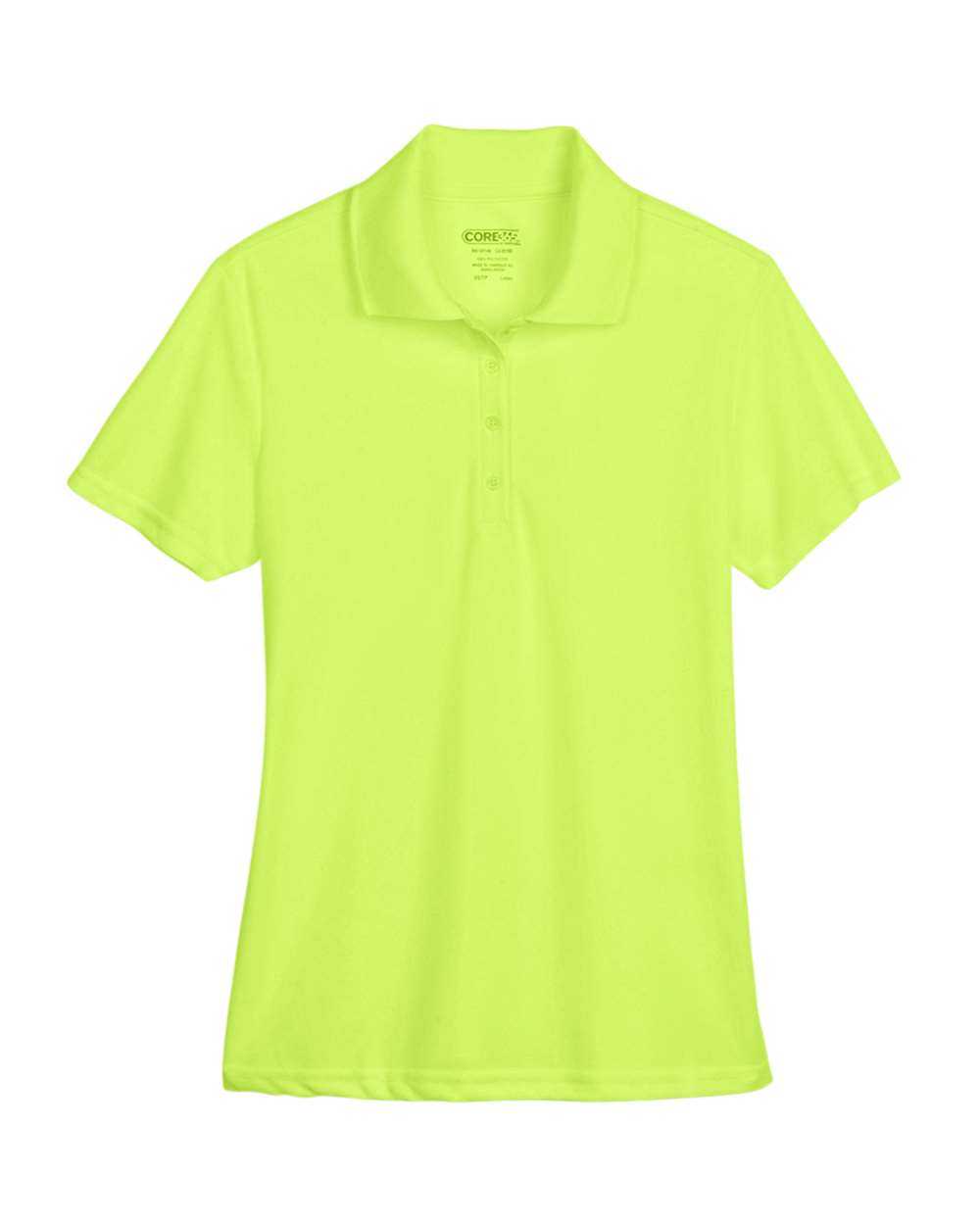 CORE365 Origin Pique Polo - Ladies - Safety Yellow