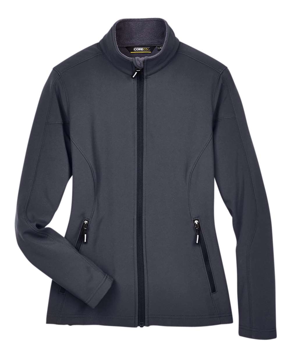 CORE365 Ladies' 2-Layer Fleece Bonded Soft Shell Jacket - Carbon