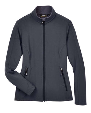 CORE365 Ladies' 2-Layer Fleece Bonded Soft Shell Jacket - Carbon