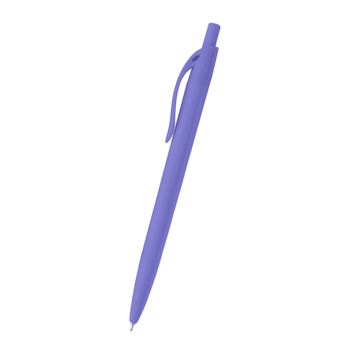 Sleek Write Rubberized Pen - Purple