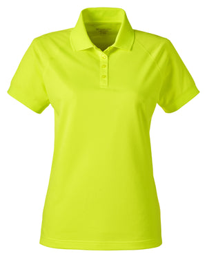 Harriton Ladies' Charge Snag and Soil Protect Polo - Safety Yellow