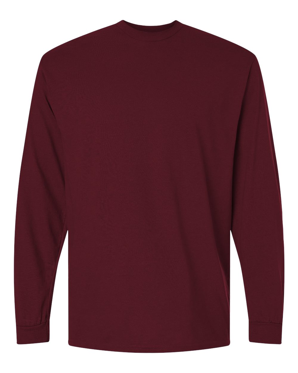 Gildan Adult 50/50 Long-Sleeve T-Shirt - Maroon