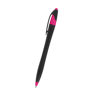 Dart Pen - Black With Fuchsia
