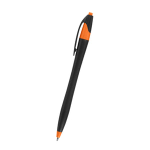 Dart Pen - Black With Orange