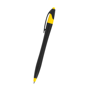 Dart Pen - Black With Yellow