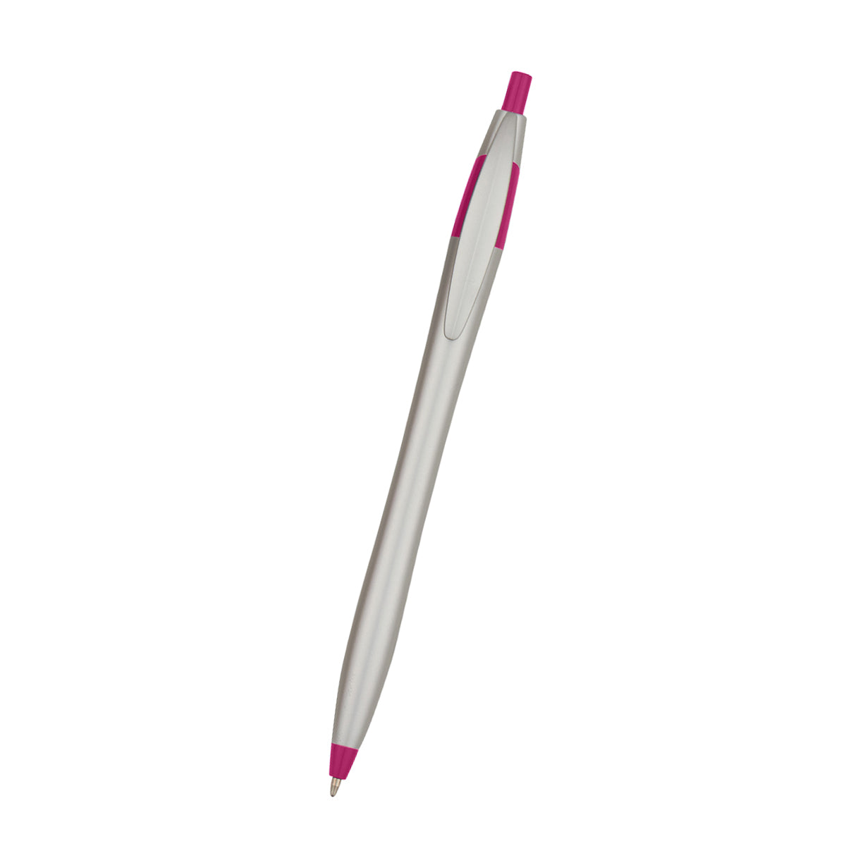 Dart Pen - Silver With Fuchsia